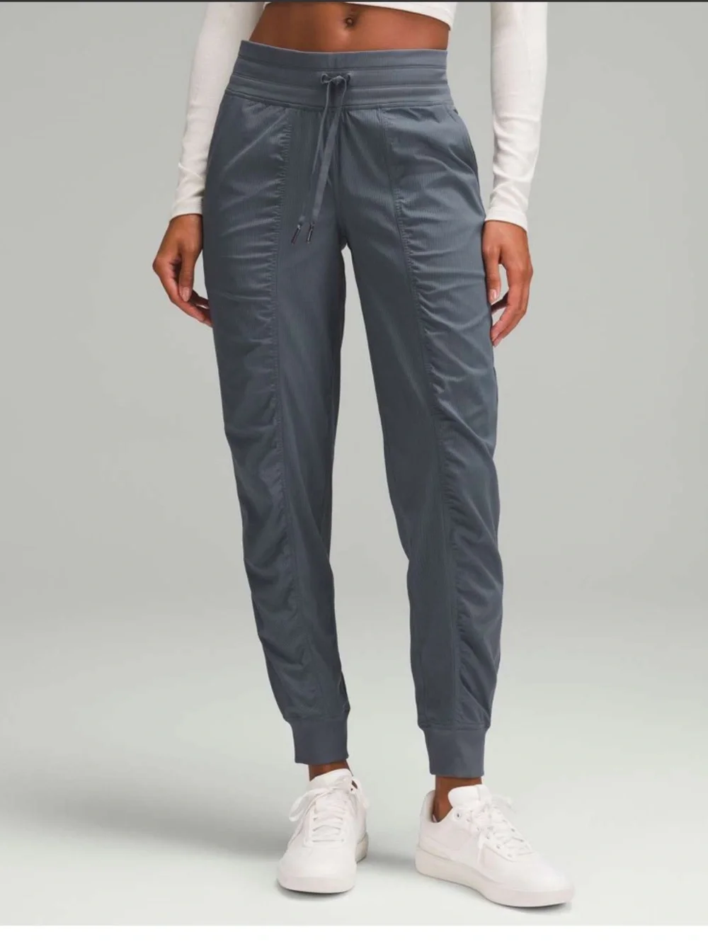 Lululemon Dance Studio Mid-Rise Jogger Full Length Oil Grey Size 0